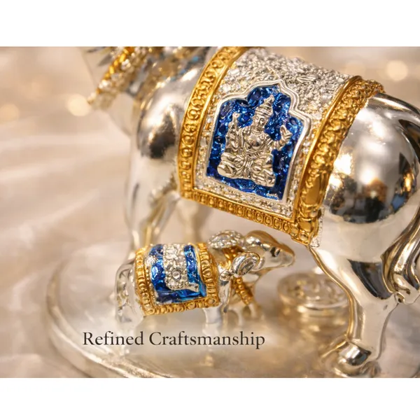 Multicolor_Silver_Plated_Kamdhenu_Idol_With_Enamel_Auspicious_Cow_And_Calf_Murti_For_Home_And_Mandir