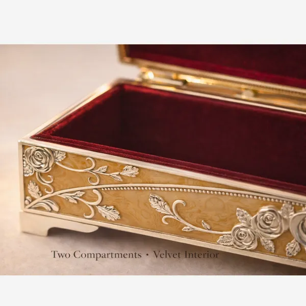 Yellow_Silver_Plated_Peacock_Dry_Fruit_Box_Luxury_Wedding_&_Festive_Gift
