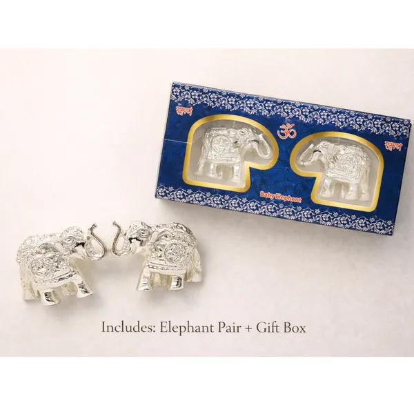 Silver_Plated_Elephant_Pair_Gift_|_Auspicious_Elephant_Showpiece_For_Home_&_Mandir