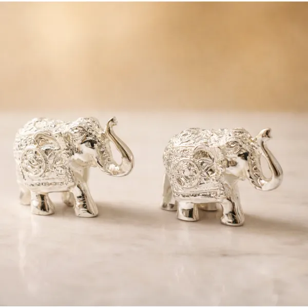 Silver_Plated_Elephant_Pair_Gift_|_Auspicious_Elephant_Showpiece_For_Home_&_Mandir