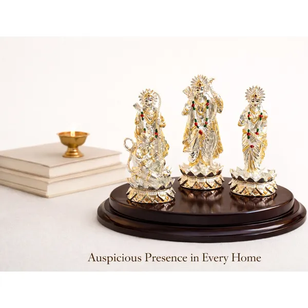 Multicolor_Silver_Plated_Ram_Darbar_Idol_Set_With_Wooden_Base_Ram_Sita_Hanuman_Murti