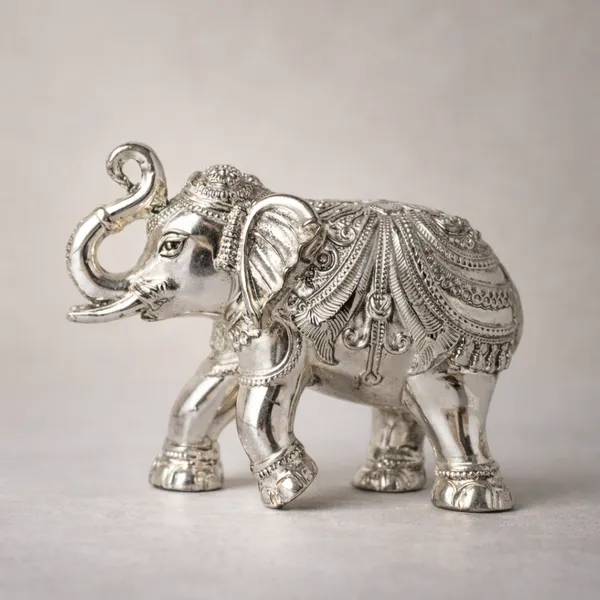 Silver_Plated_Elephant_Figurine_Small_Decorative_Idol_For_Home_&_Gifting
