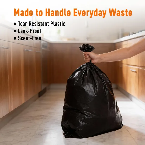 KROYWEN_Garbage_Bags_|_Medium_|_180_Count_|_30_Bags_X_6_Rolls_|_19_X_21_Inches_|_For_Dry_&_Wet_Waste_|_Black_(Pack_of_6-180_Pcs)
