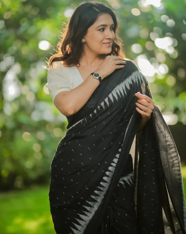 Black_-Minute_Ready_To_Wear__Cotton_Saree_For_Women_&_Girl'S