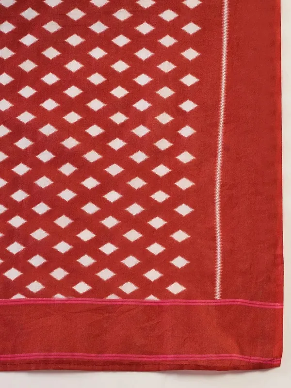 Blue_And_Maroon__Minute_Ready_To_Wear_Mul_Cotton_Digital_Printed_Saree_With_Pocket_For_Women_&_Girl'S