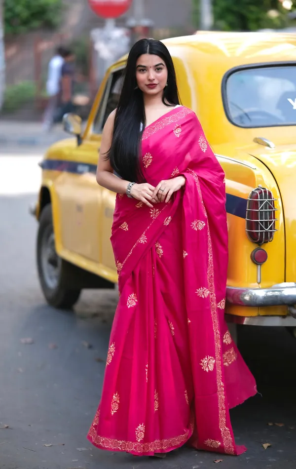 Dark_Pink__Minute_Ready_To_Wear_Mul_Cotton_Digital_Printed_Saree_With_Pocket_For_Women_&_Girl'S