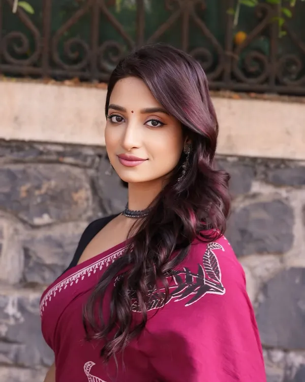 Dark_Pink__Minute_Ready_To_Wear_Mul_Cotton_Digital_Printed_Saree_With_Pocket_For_Women_&_Girl'S