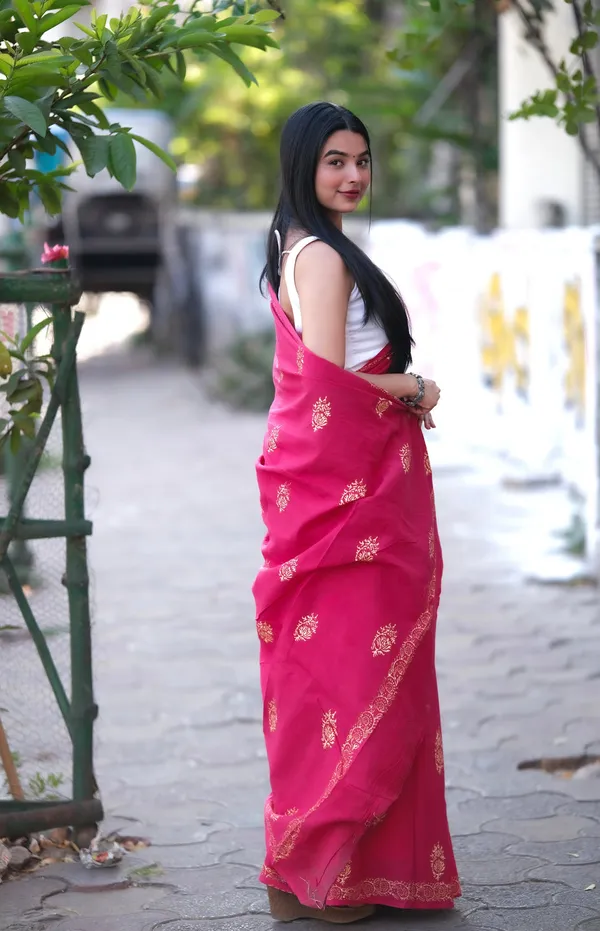 Dark_Pink__Minute_Ready_To_Wear_Mul_Cotton_Digital_Printed_Saree_With_Pocket_For_Women_&_Girl'S