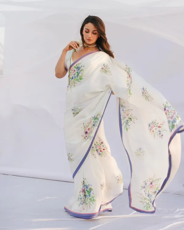 White__Minute_Ready_To_Wear_Digital_Printed_Crape_Silk_Saree_For_Women_&_Girl'S