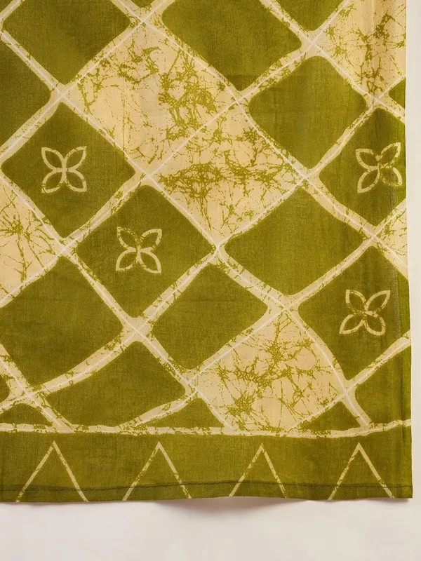 Green__Minute_Ready_To_Wear__Mul_Cotton_Digital_Printed_Saree_With_Pocket_For_Women_&_Girl'S