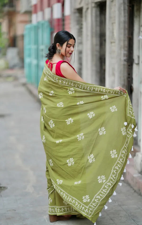 Green___Minute_Ready_To_Wear__Mul_Cotton_Digital_Printed_Saree_With_Pocket_For_Women_&_Girl'S