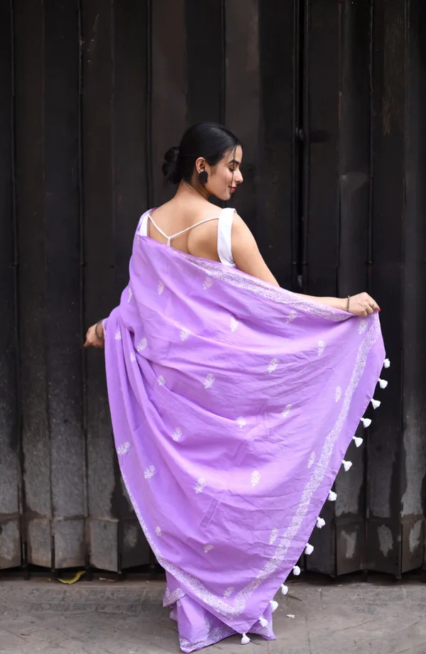 Lavender__Minute_Ready_To_Wear_Mul_Cotton_Digital_Printed_Saree_With_Pocket_For_Women_&_Girl'S
