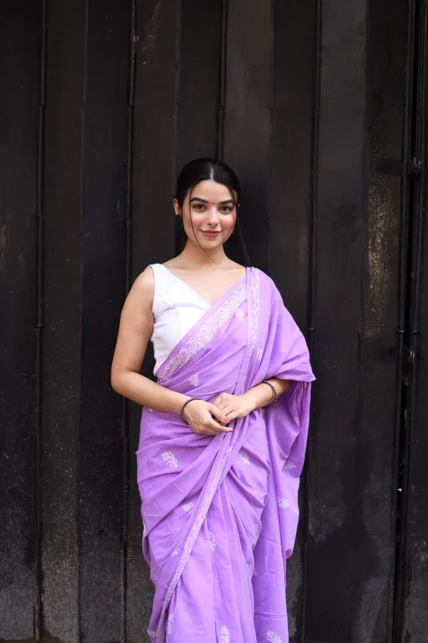 Lavender__Minute_Ready_To_Wear_Mul_Cotton_Digital_Printed_Saree_With_Pocket_For_Women_&_Girl'S