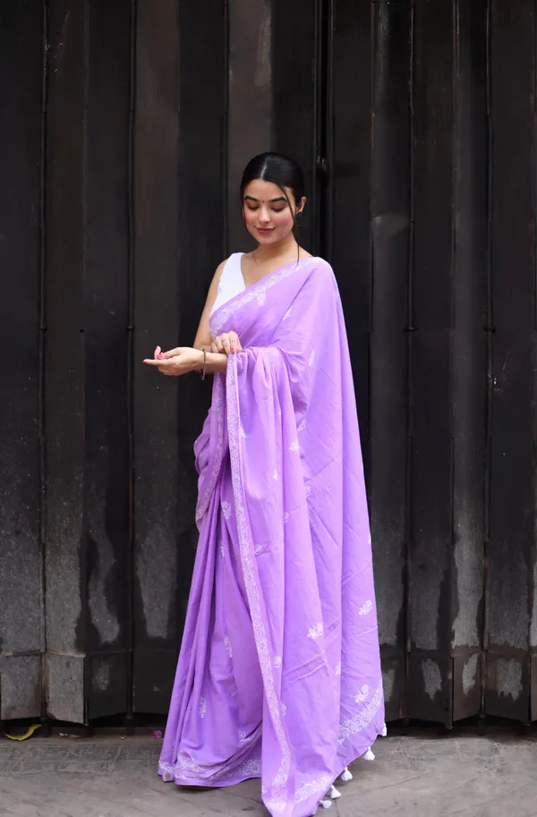 Lavender__Minute_Ready_To_Wear_Mul_Cotton_Digital_Printed_Saree_With_Pocket_For_Women_&_Girl'S