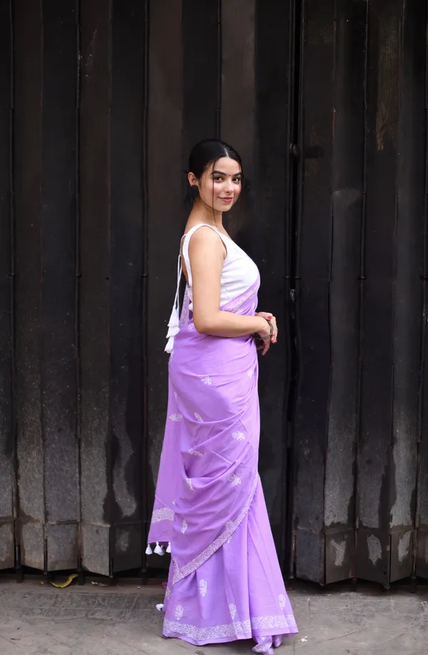 Lavender__Minute_Ready_To_Wear_Mul_Cotton_Digital_Printed_Saree_With_Pocket_For_Women_&_Girl'S