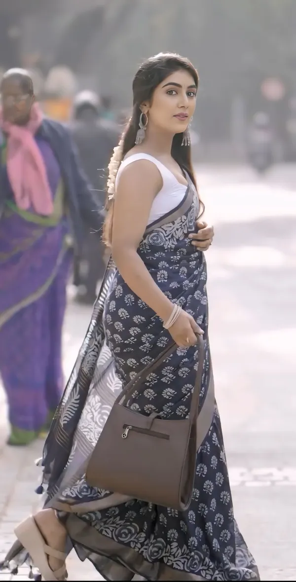 Navy_Blue_-Minute_Ready_To_Wear___Cotton_Saree_For_Women_&_Girl'S