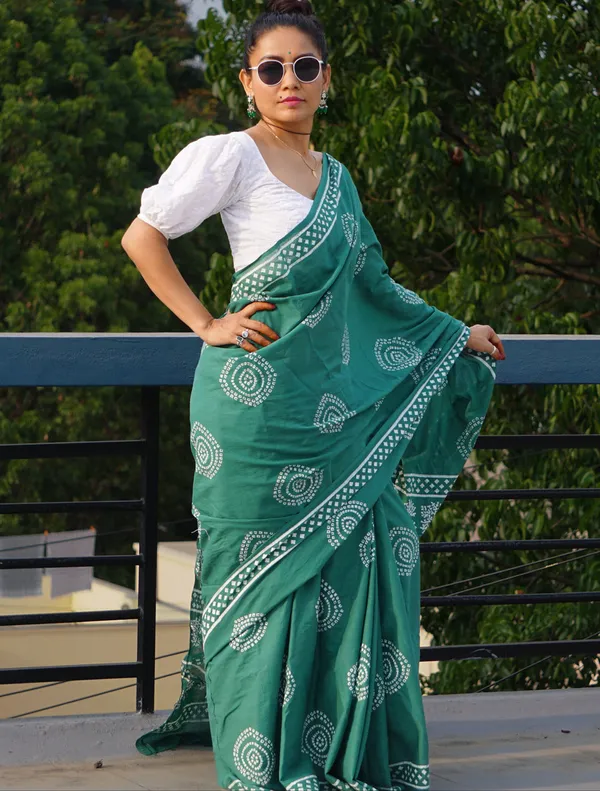 Sea_Green__Minute_Ready_To_Wear_Mul_Cotton_Digital_Printed_Saree_With_Pocket_For_Women_&_Girl'S