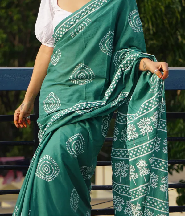 Sea_Green__Minute_Ready_To_Wear_Mul_Cotton_Digital_Printed_Saree_With_Pocket_For_Women_&_Girl'S