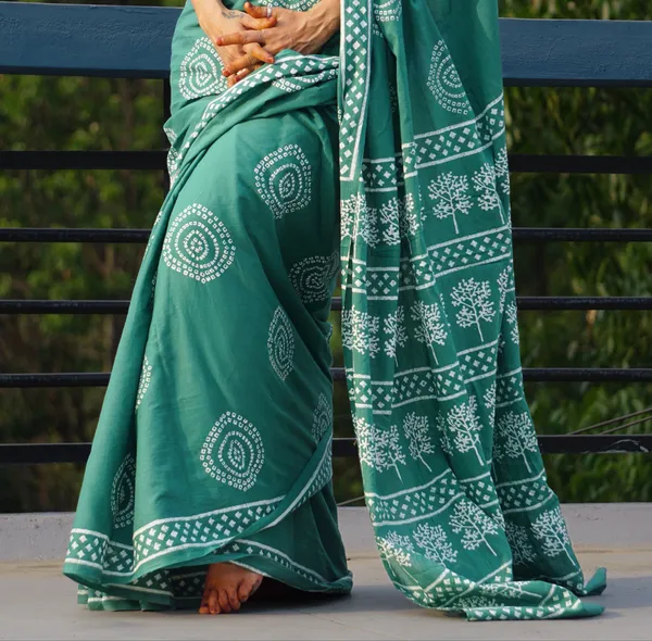 Sea_Green__Minute_Ready_To_Wear_Mul_Cotton_Digital_Printed_Saree_With_Pocket_For_Women_&_Girl'S