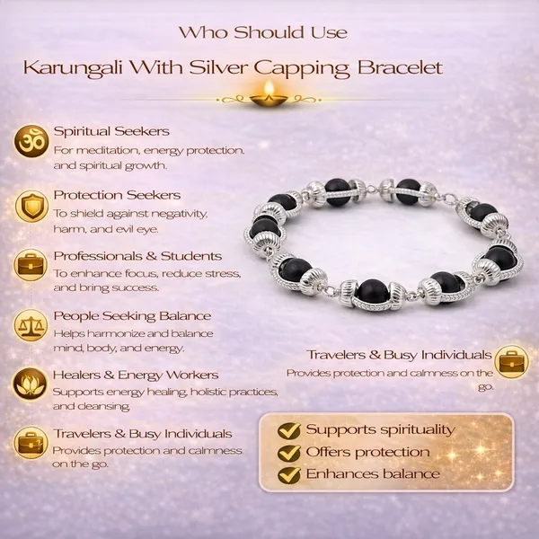 Karungali_With_Silver_Capping_For_Unisex