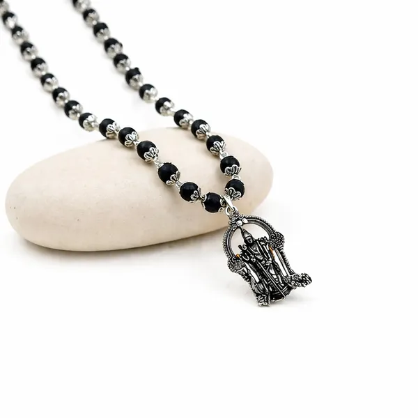 Karungali_Mala_With_Murugan_Pendant
