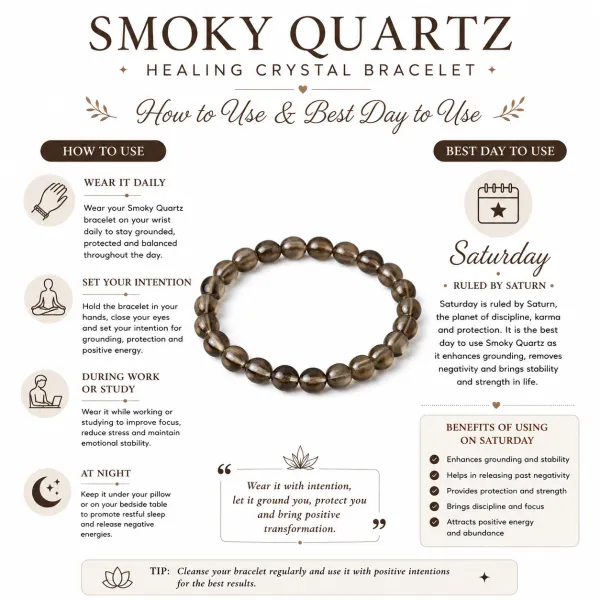 Smoky_Quartz_Healing_Crystal_Bracelet_8mm