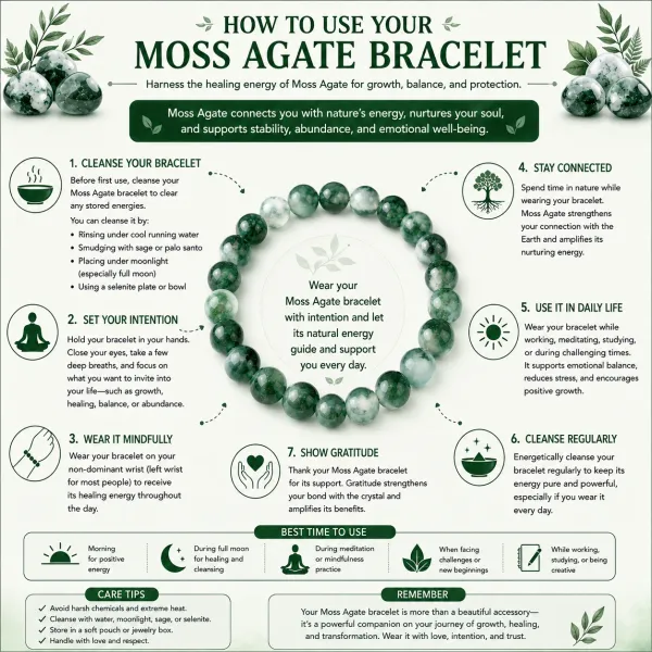 Moss_Agate_Healing_Crystal_Bracelet
