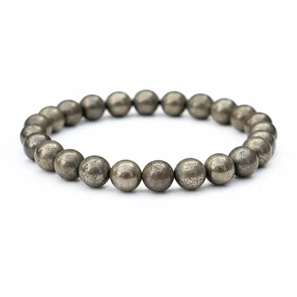 Pyrite_Healing_Crystal_Bracelet_8Mm