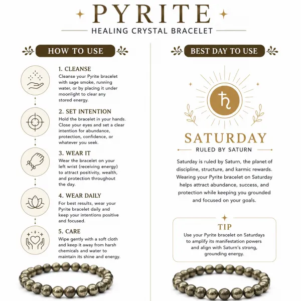 Pyrite_Healing_Crystal_Bracelet_8Mm