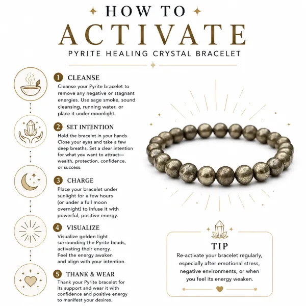 Pyrite_Healing_Crystal_Bracelet_8Mm