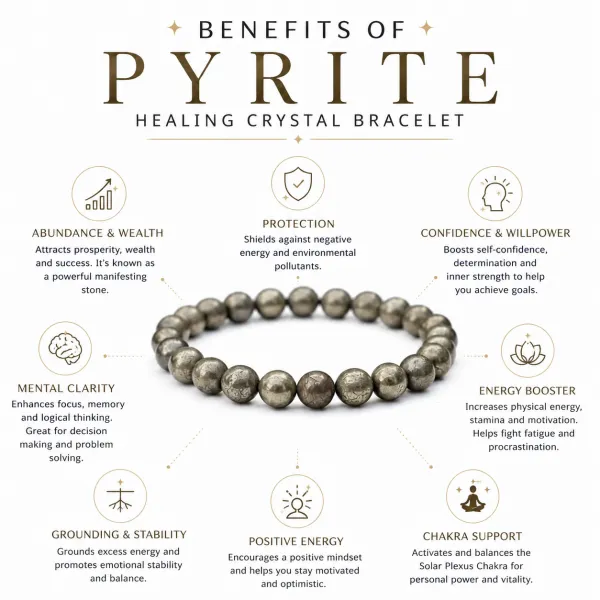 Pyrite_Healing_Crystal_Bracelet_8Mm