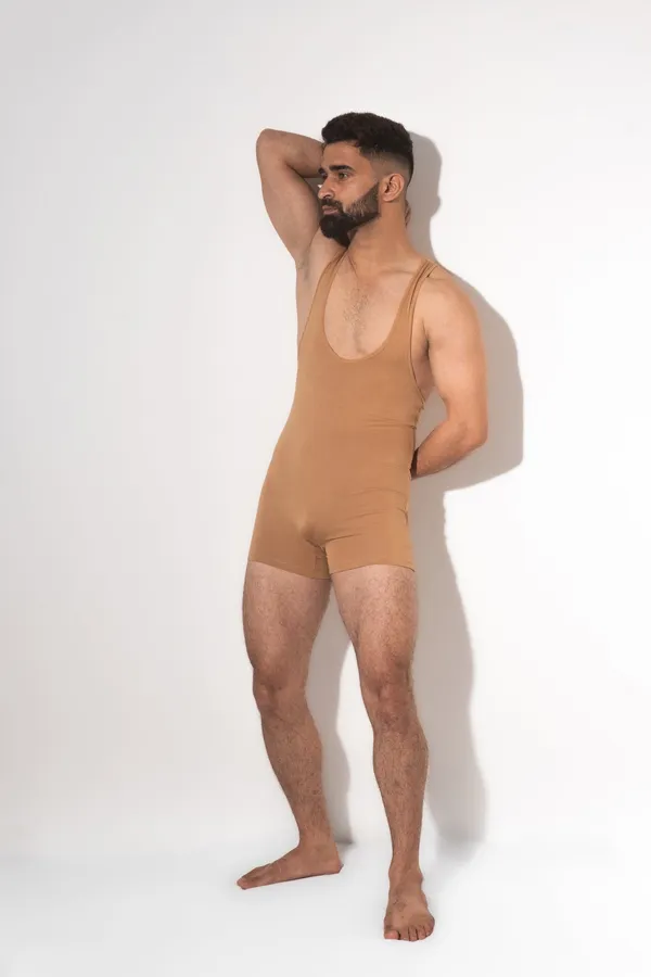 wrestler-bodysuit-for-men-tan