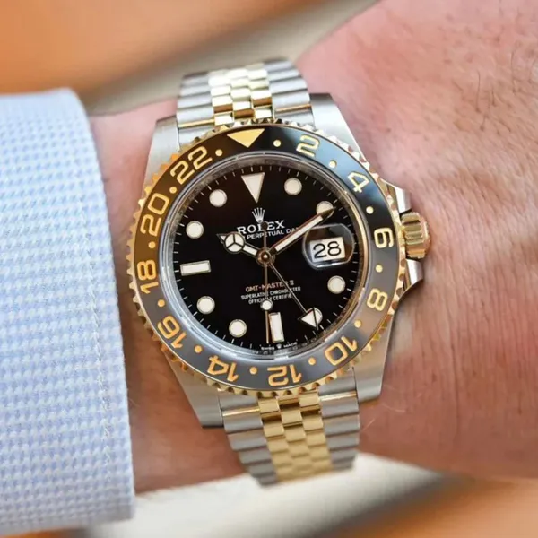 Rolex_Gmt_Master_Gold_Silver_Black_Metal_Watch_With_Og_Box_Default_Title
