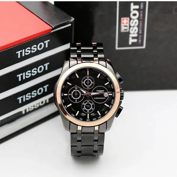 Tissot_1853_Black_Gold_Dial_Chronograph_Metal_Belt_Men_S_Watch_Default_Title