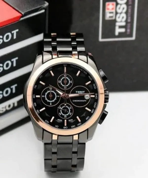 Tissot_1853_Black_Gold_Dial_Chronograph_Metal_Belt_Men_S_Watch_Default_Title
