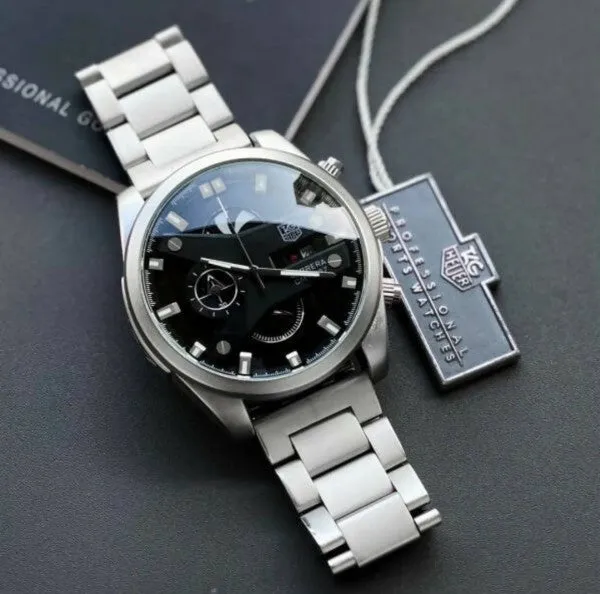 Tag_Heuer_Chain_Watch_Silver_Black