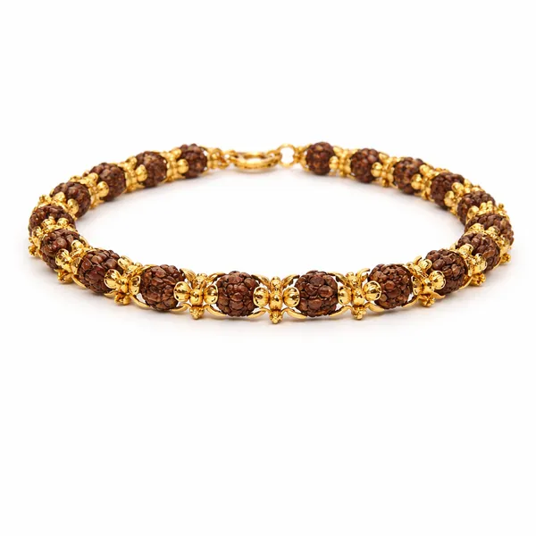 Brass_Chain_Rudraksha_Bracelet_For_Men
