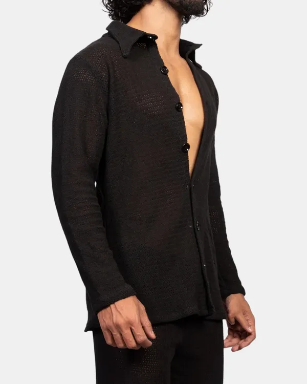 Knit_Crochet_Shirt_Black