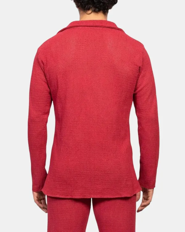 knitted-crochet-shirt-for-men-viva-magenta