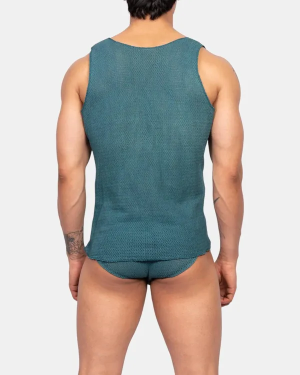 knitted-crochet-tank-top-for-men-teal-green