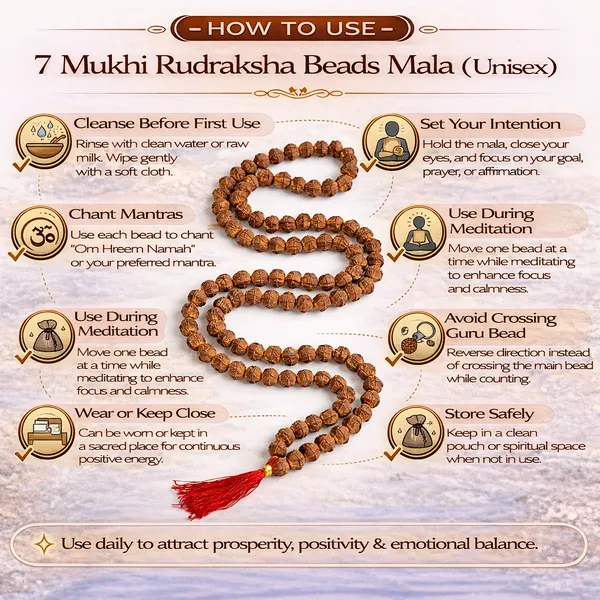 7_Mukhi_Rudraksha_Mala