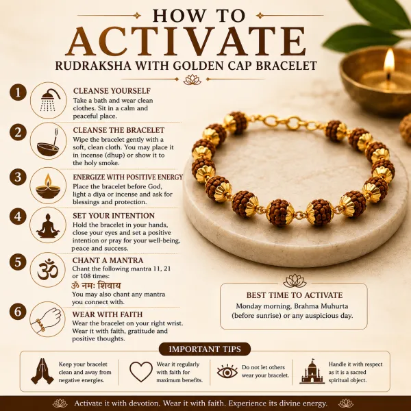 Rudraksha_With_Golden_Cap_Bracelet_For_Men