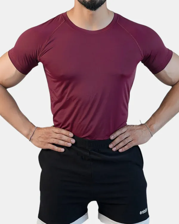 conquer-sleekfit-active-t-shirt-for-men-maroon