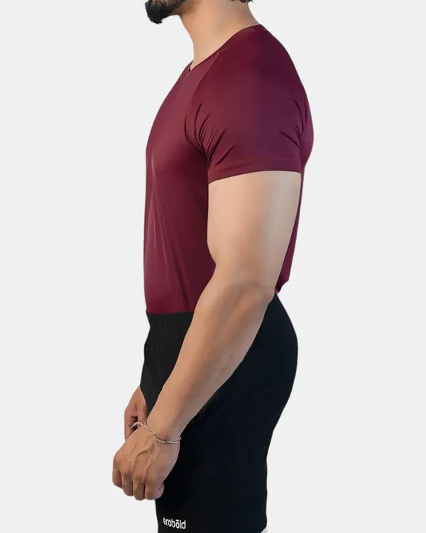 conquer-sleekfit-active-t-shirt-for-men-maroon