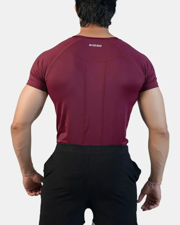 conquer-sleekfit-active-t-shirt-for-men-maroon