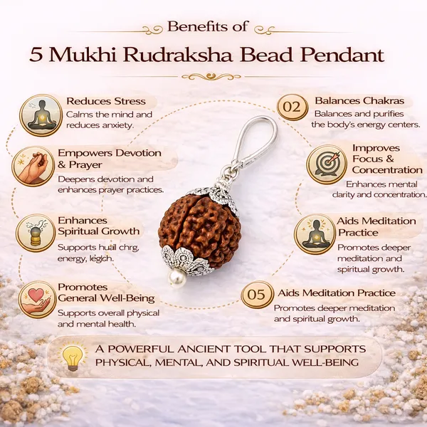 5_Mukhi_Rudraksha_Bead_Pendant_(Govt_Lab_Certified)