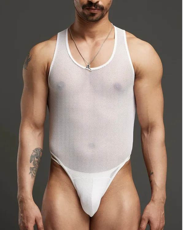 partymesh-bodysuit-white