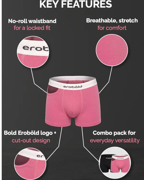 No_Roll_Trunk_Combo_Pack_Of_3_Black_Tan_Ibis_Rose