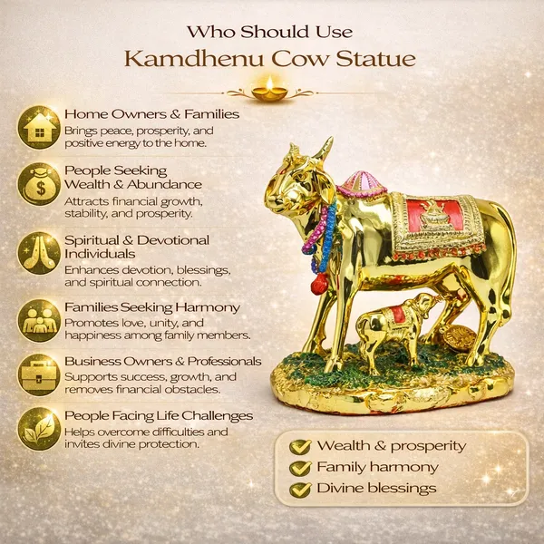 Golden_Kamdhenu_Cow_Calf_Statue_For_Home_And_Office