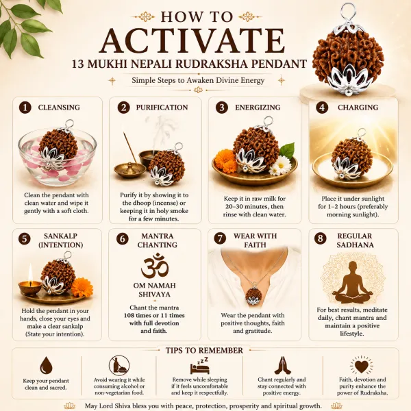 13_Mukhi_Nepali_Rudraksha_Pendant_�_Attraction_&_Confidence_Bead